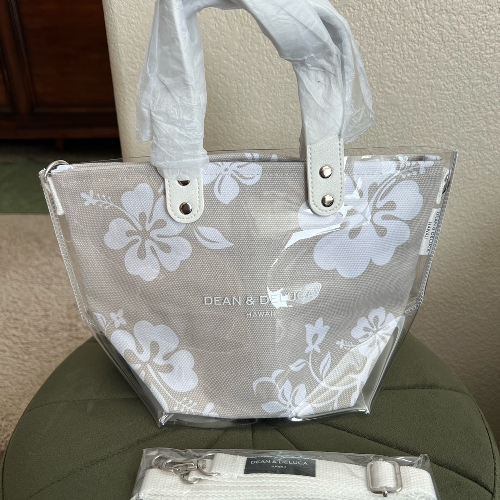 Women's Floral Tote Bag - Gray